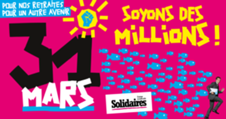 Les 31 mars: journée massive de grève