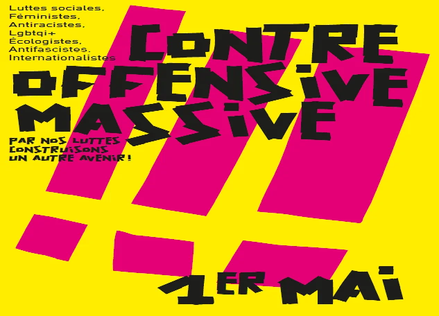 Le 1er mai: construisons la contre offensive de masse
